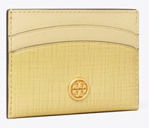 Tory Burch Robinson Crosshatched Card Case