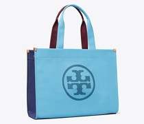Tory Burch Ella Color-Block Canvas Tote