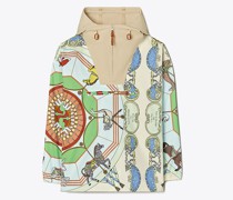 Tory Burch Printed Half-Zip Anorak