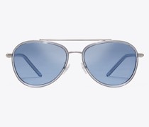 Tory Burch Eleanor Pilot Sunglasses