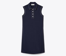 Tory Burch Contrast Stitch Polo Dress