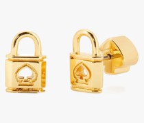 Lock And Spade Ohrstecker - Gold.