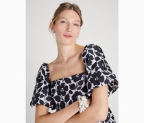 Rosy Garden Midikleid aus Taft