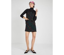 Metallic Kleid aus Tweed