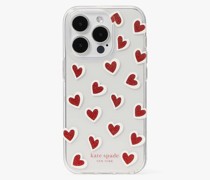 Hearts Glitter Hülle für iPhone 14 Pro