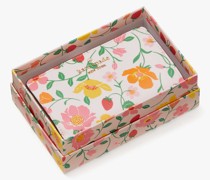 Madison Strawberry Garden Klapp-Portemonnaie in Geschenkbox, kompakt, mittelgroß