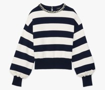 Awning Stripe Pearl Pullover
