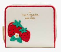 Strawberry Dreams Klapp-Portemonnaie mit Rundumreißverschluss, klein