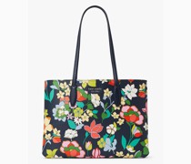 All Day Flower Bed Tote Bag, Groß