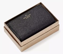 Glimmer Glitter Klapp-Portemonnaie, kompakt, mittelgroß