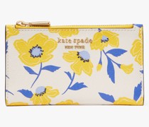 Morgan Sunshine Floral Klapp-Portemonnaie aus PVC, bedruckt, schmal, klein