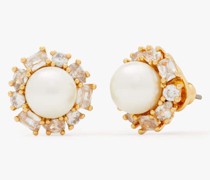 Pearl Halo Ohrstecker