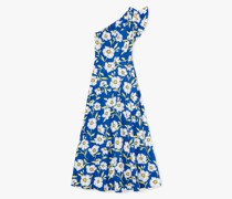 Sunshine Floral Ein-Schulter-Kleid