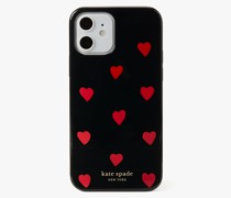 Heart Hülle für Iphone 12/12 Pro mit Glitzer