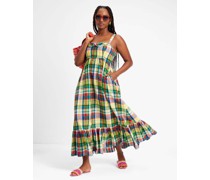 Coastal Kleid mit Schleife, Kariert