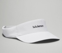 Multisport Visor-Kappe mit abnehmbarem Schweißband Tennis – Schwarz/Weiß