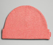 Enganliegende Rippstrickmütze aus Baumwollgemisch *Nur online erhältlich