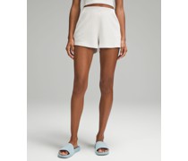 Gerippte Shorts aus Softstreme mit hohem Bund 5 cm