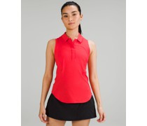 Schnelltrocknendes, ärmelloses Poloshirt