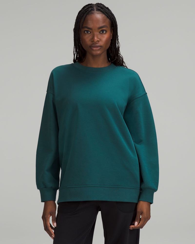 LULULEMON Damen Perfectly Oversized-Oberteil mit Rundhalsausschnitt