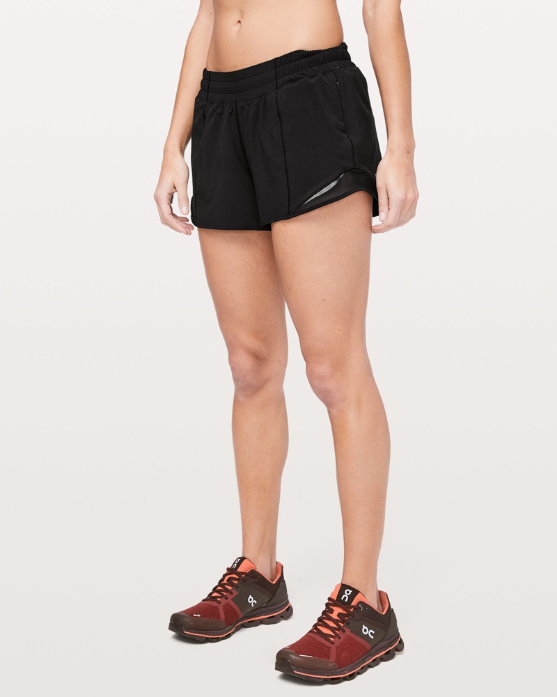 LULULEMON Damen Hotty Hot Shorts mit Liner und niedrigem Bund 10 cm