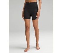 Yoga-Shorts mit hohem Bund 15 cm *Gitterstruktur