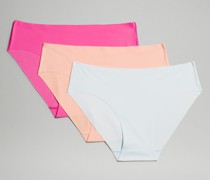 InvisiWear Bikini-Unterwäsche mit mittelhohem Bund 3er-Pack