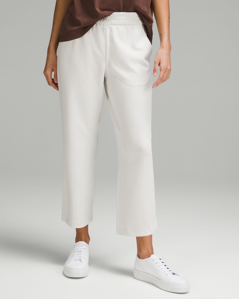 LULULEMON Damen Softstreme Crop-Hose mit geradem Bein und hohem Bund