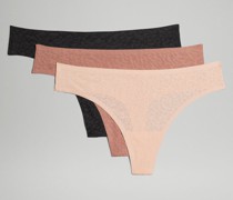 InvisiWear String aus Performance-Spitze mit mittelhohem Bund *3er-Pack