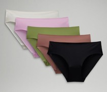 InvisiWear Bikini-Unterwäsche mit mittelhohem Bund 5er-Pack