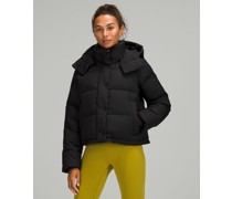 Wunder Puff Crop-Jacke für Frauen - Schwarz