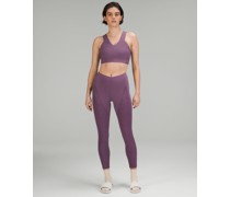 lululemon lab Geprägter Nulu Yoga-BH mit überkreuzten Trägern am Rücken