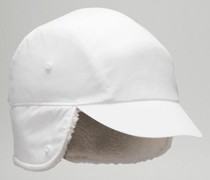 Wunder Puff Textured Trapper Hat - Weiß