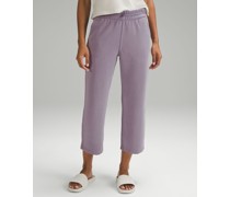 Softstreme Crop-Hose mit geradem Bein und hohem Bund