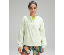 Wanderjacke mit raffbarer Kapuze