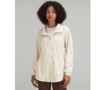 Softstreme Jacke mit Kordelzug in der Taille für Frauen - Weiß/Pastel