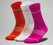 Power Stride Crew-Socken für Frauen 3er-Pack *Gestreift