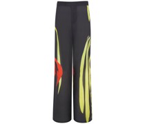 WIDE LEG MUSLIN PANTS