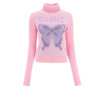 BUTTERFLY TURTLENECK SWEATER