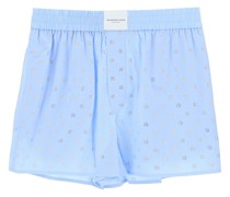 BOXER SHORTS WITH RHINESTON MONOGRAM