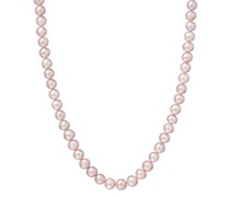 NECKLACE WITH PINK PEARLS