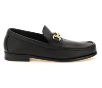 GRAINED RENZO PENNY LOAFERS