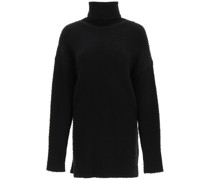 ANGORA AND TURTLENECK PULLOVER