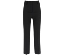 CADY STRAIGHT-FIT TROUSERS