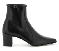 POINTED-TOE ANKLE BOOTS