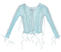 EYE-HOLE KNIT TOP