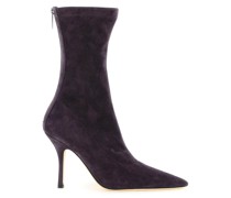 SUEDE MAMA ANKLE BOOTS