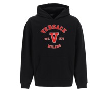 VARSITY HOODIE WITH TERRY PATCHES