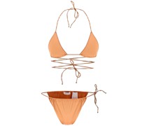 SATIN MICROKINI SET