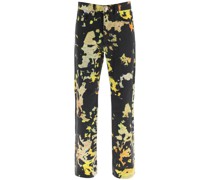 'PANTHERO' PRINTED JEANS